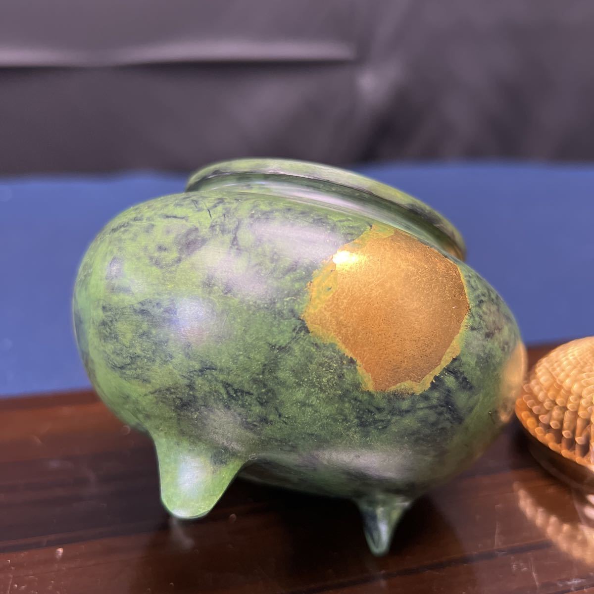 香炉 鉄鉢　緑金　香道具 茶道具　香り　鋳銅　瑞峰作　共箱 - 香炉&frasl;香器『高岡銅器福籠(梟)&frasl;ふくふくろう-FUKUFUKUROU-鉄製・敷 共箱 2026年最新Yahoo!オークション 「瑞峰作」の落札相場・落札価格 法要