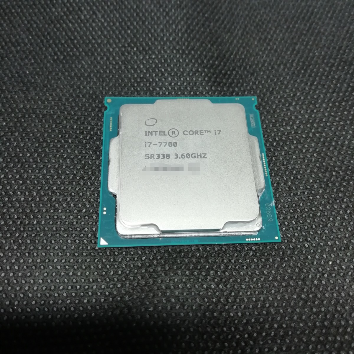 Intel Core i7 7700 CPU SR338 BIOS起動確認済 【中古、ジャンク扱