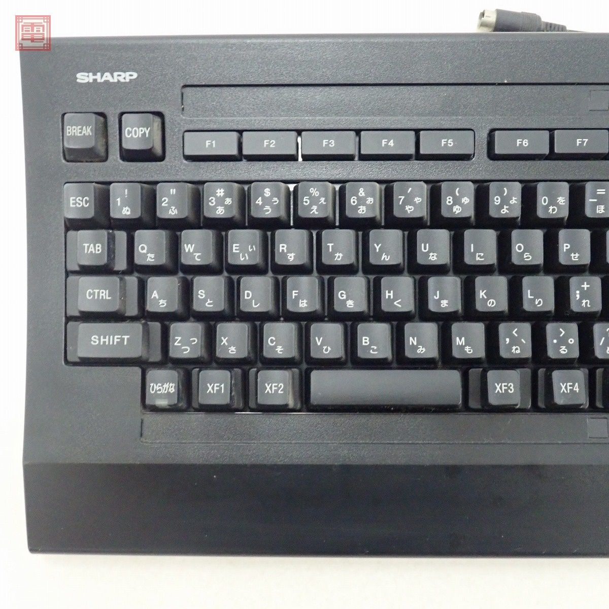 SHARP X68000 純正 キーボード (ブラック) 動作確認済 SHARP X68000 キーボード DSETK0020CE00 シャープ【20