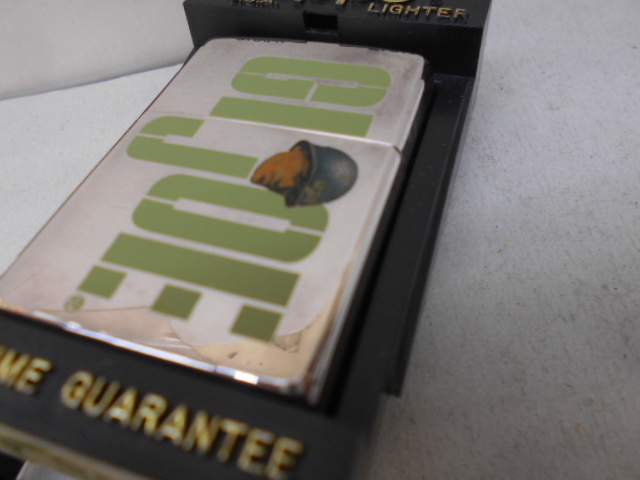 GI JOE シルバー仕上げZippo 1998年製　オリジナルインナー付き　未使用　