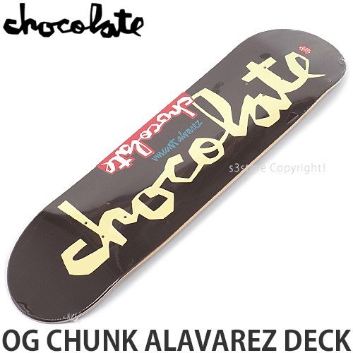 1円～ CHOCOLATE OG CHUNK ALVAREZ DECK 8 X 31.875 チョコレート アルバレス デッキ スケートボード スケボー 板 SKATE [同梱不可]