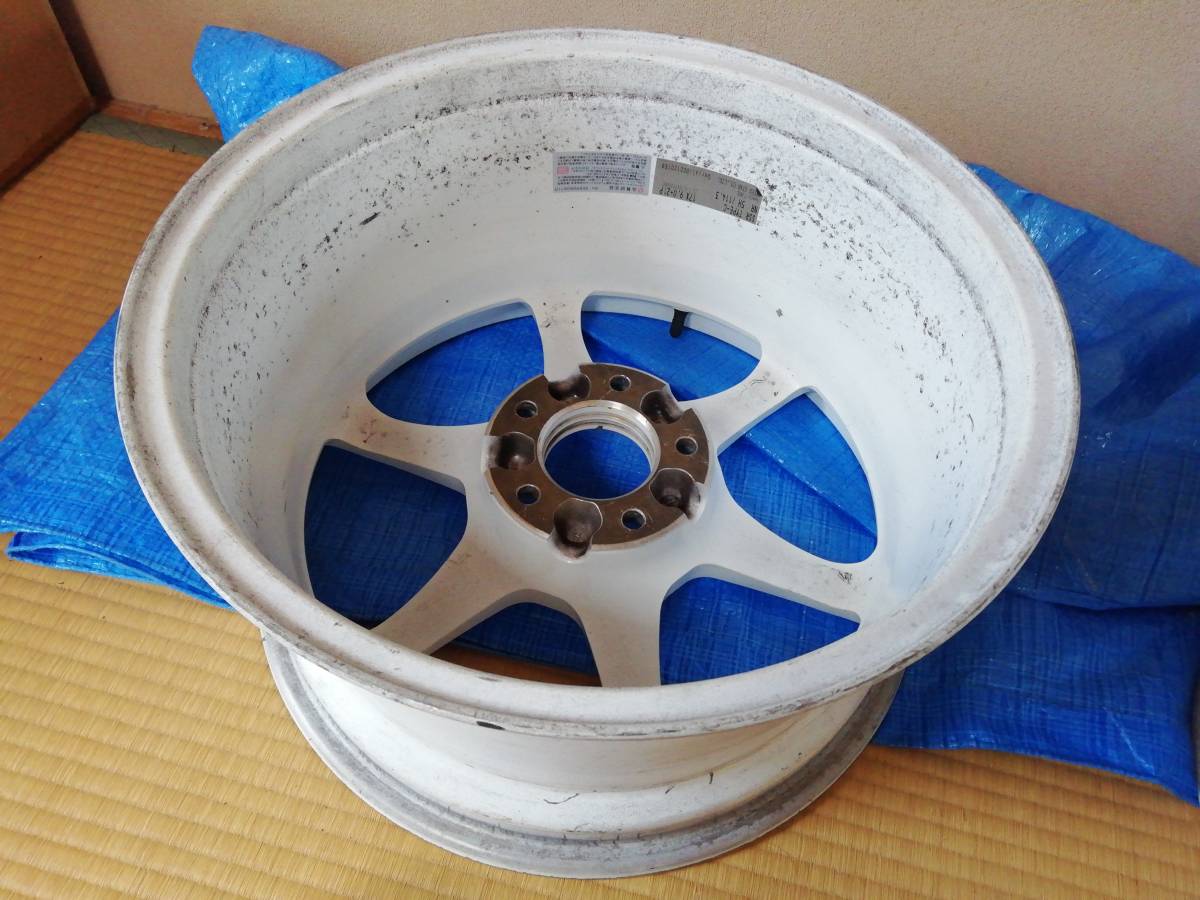 超軽量 SSR タイプC GT-Rサイズ 9J×17 +21 5穴 114.3 ホワイト 2本 SSF 