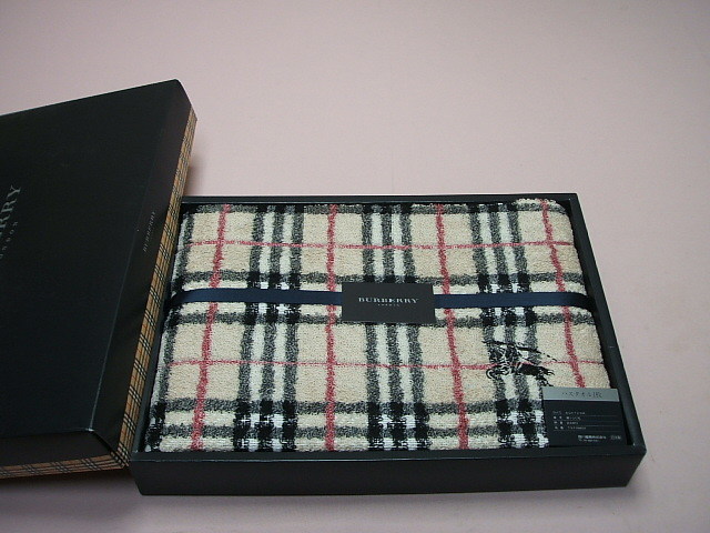 BURBERRY バーバリー ノバ 日本製 西川産業 - タオルケット 西川産業