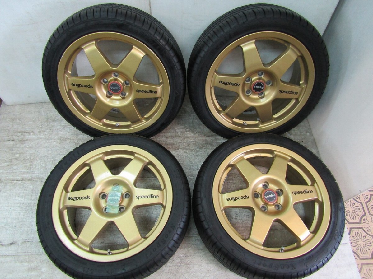 ブリヂストン スピードライン ゴールド 17インチx7J ET:+48 PCD:100  