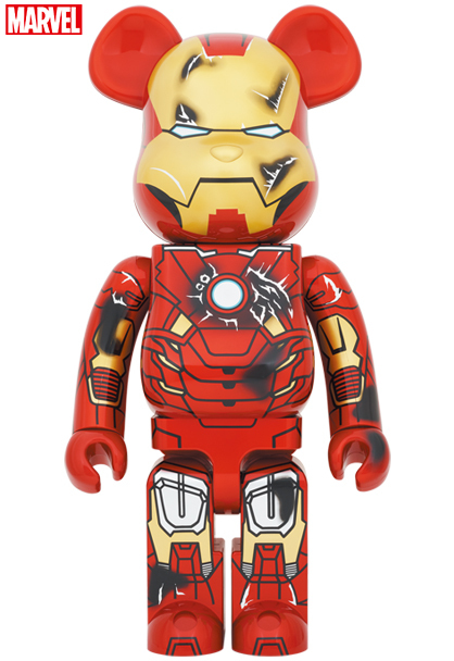 新品未開封】 BE@RBRICK IRON MAN MARK VII DAMAGE Ver. 400