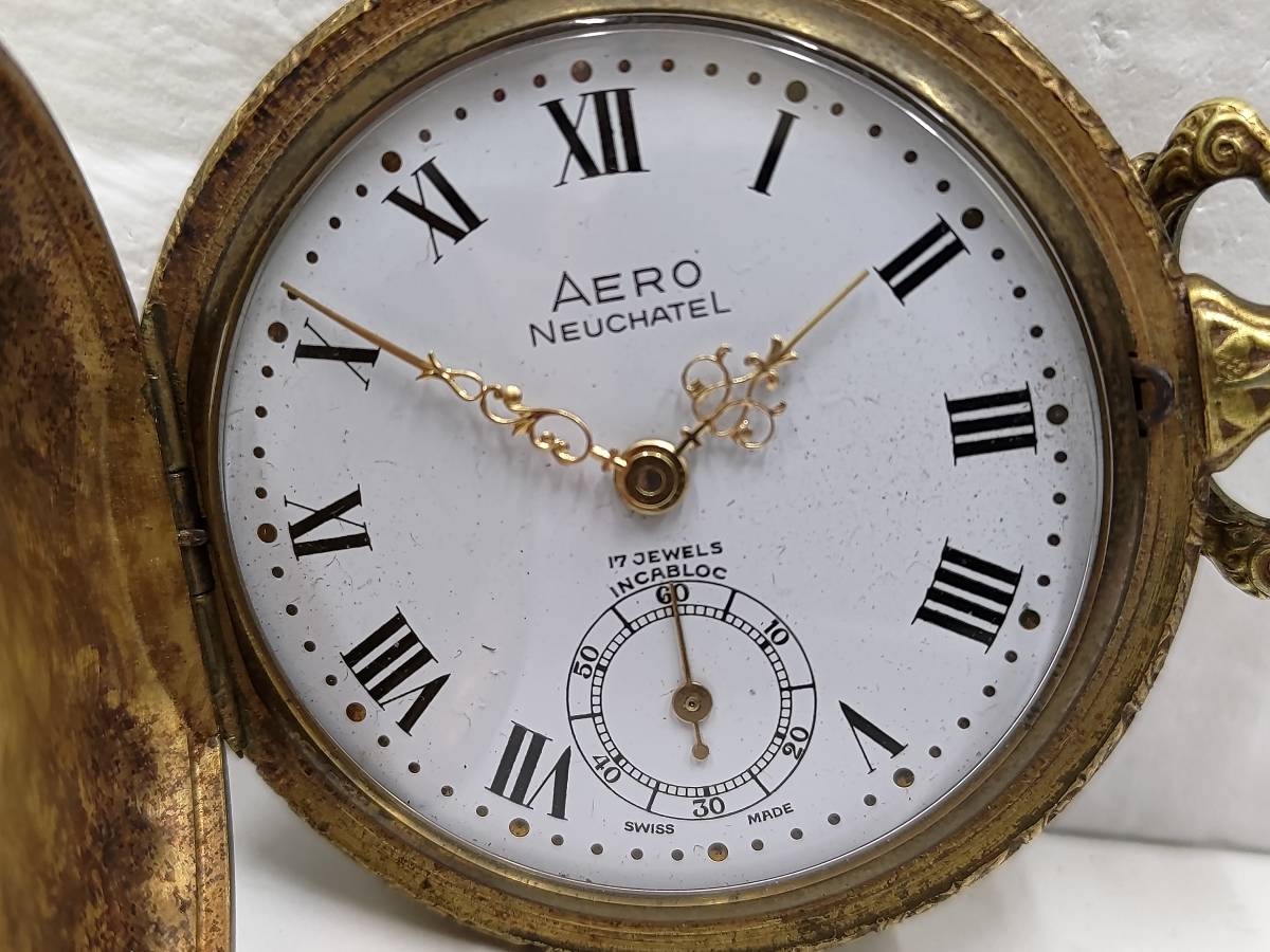7459 AERO NEUCHATEL 17 JEWELS INCABLOC アエロ インカブロック 手 