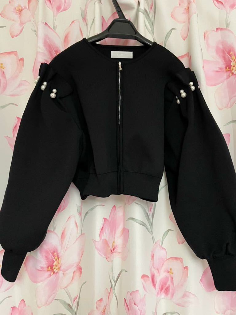 セルフォード☆パールニットブルゾン☆未使用品36