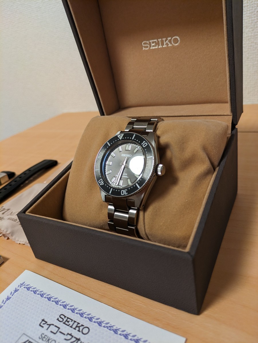 美品！] SBDC101 セイコー プロスペック / 純正シリコンバンド付 