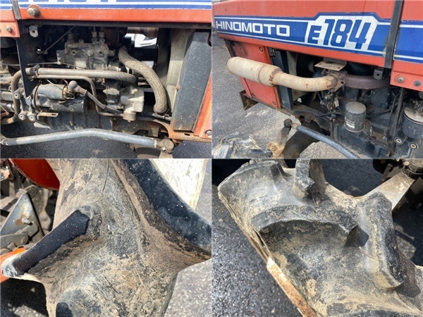 福島県発!! ヒノモト トラクター E184 4WD ジャンク品 中古 売切