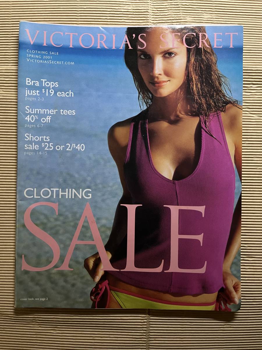 VICTORIA'S SECRET カタログ CLOTHING SALE SPRIG 2001 ヴィクトリア シークレット メールオーダー通販