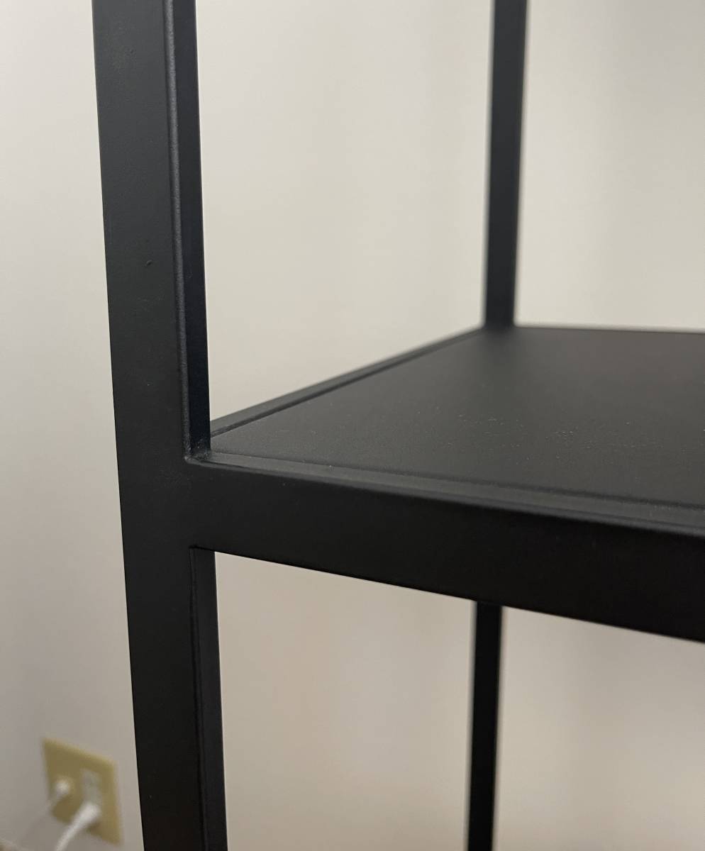 棚・ラック・シェルフ Francfranc MODERN WORKSシェルフ 3段 ブラック