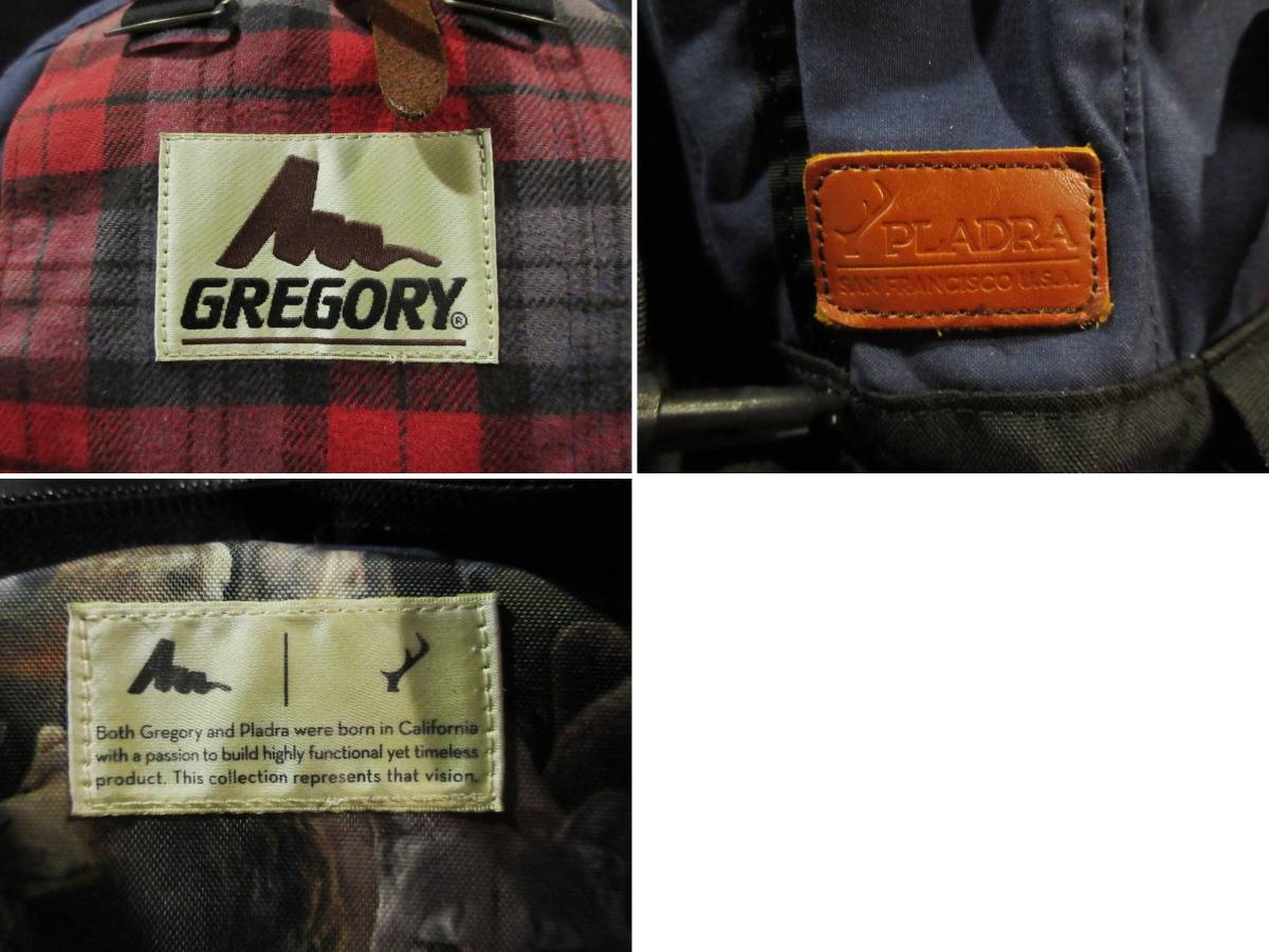 旧ロゴ グレゴリー 限定 レア！ Pladra × GREGORY バックパック 