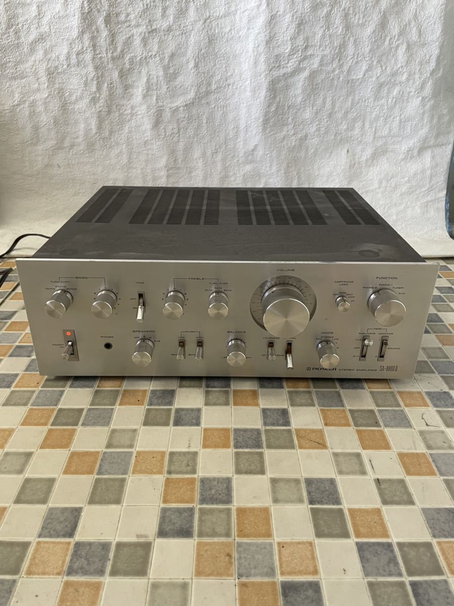 Pioneer SA-8800II プリメインアンプ パイオニア 通電確認済 Pioneer SA-8800II パイオニア プリメインアンプ 通電確認 PIONEER