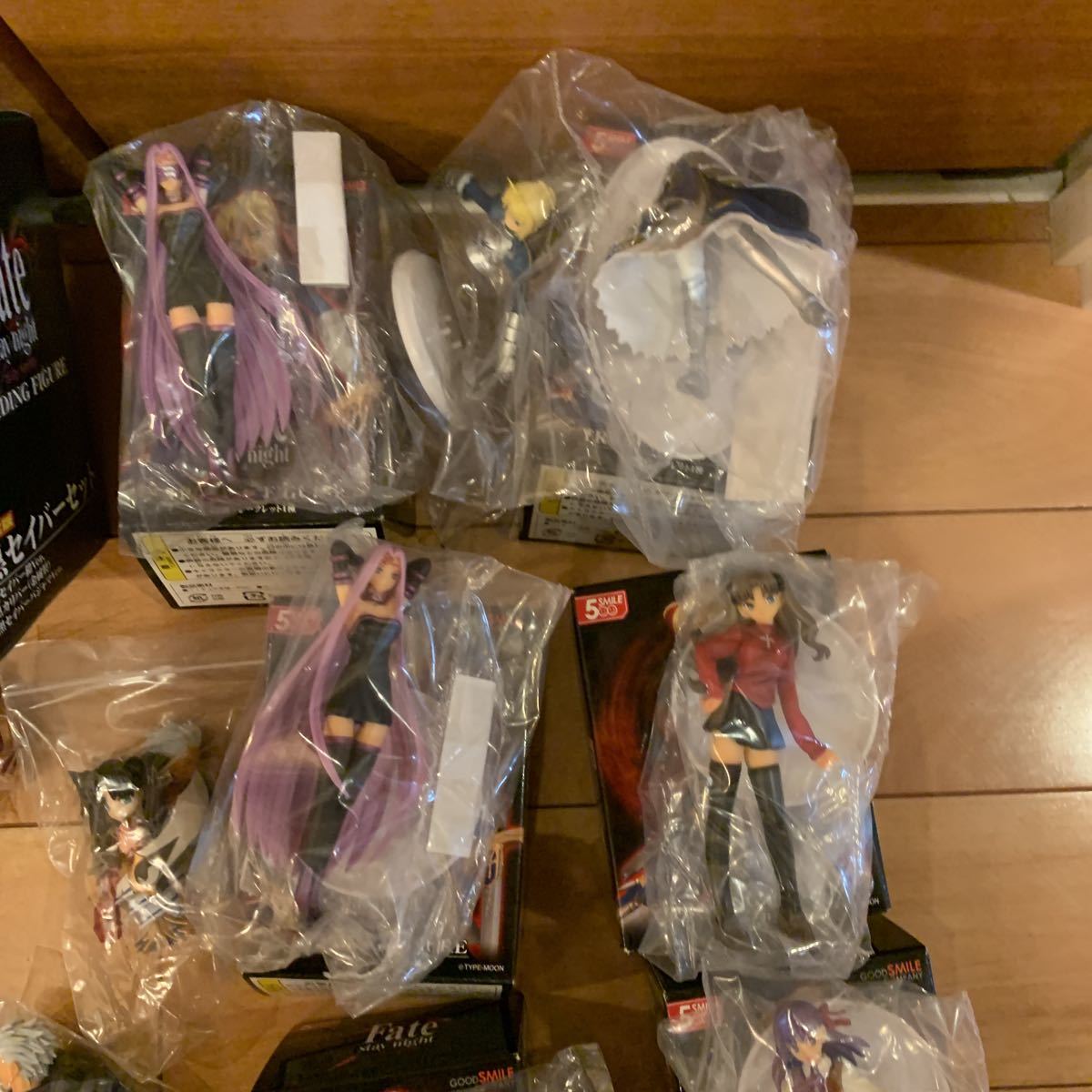 Fate stay night 海洋堂ミニフィギュア 4体セット ケース付き Fate