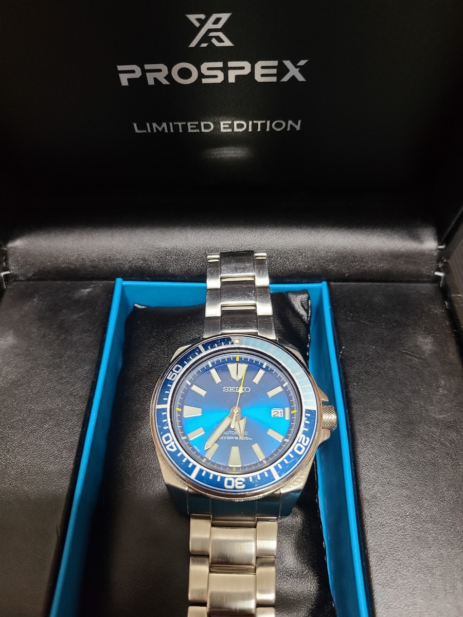 超稀少 SEIKO セイコー サムライ ブルーラグーン 限定品 SRPB09 