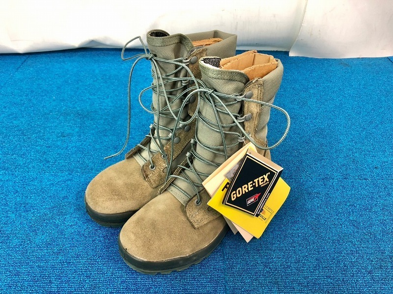 【米軍放出】☆新品 BELLEVILLE コンバットブーツ ゴアテックス FAFTW 7.5WF(24.5cm) レディース メンズ ベルビル アメカジ (100)☆CI18C