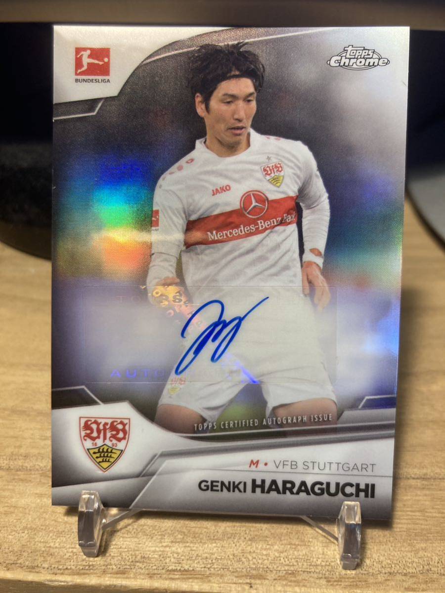 原口元気 サインカード オート 2022-23 Topps Chrome Bundeslig