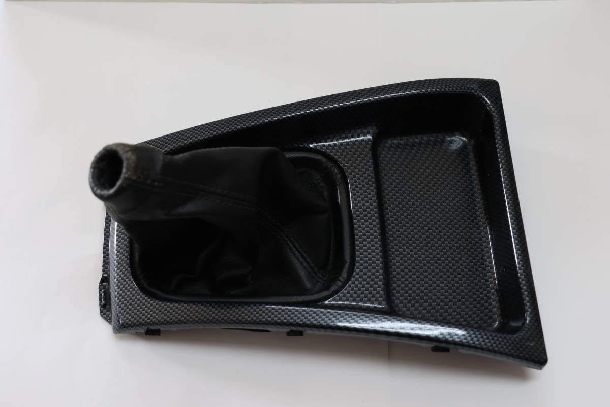 インプレッサGC8カーボンプリントコンソールパネル　シフト周り