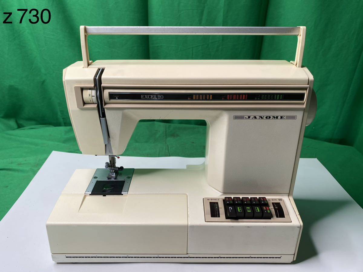 JANOME ジャノメミシン 627 Excel 20 ジャンク扱い フットペダル