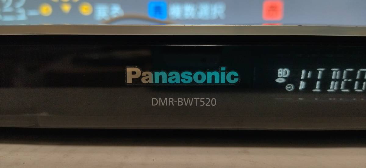 500GB⇒1TB HDD換装済】 Panasonic DIGA DMR-BWT520☆2番組同時録画