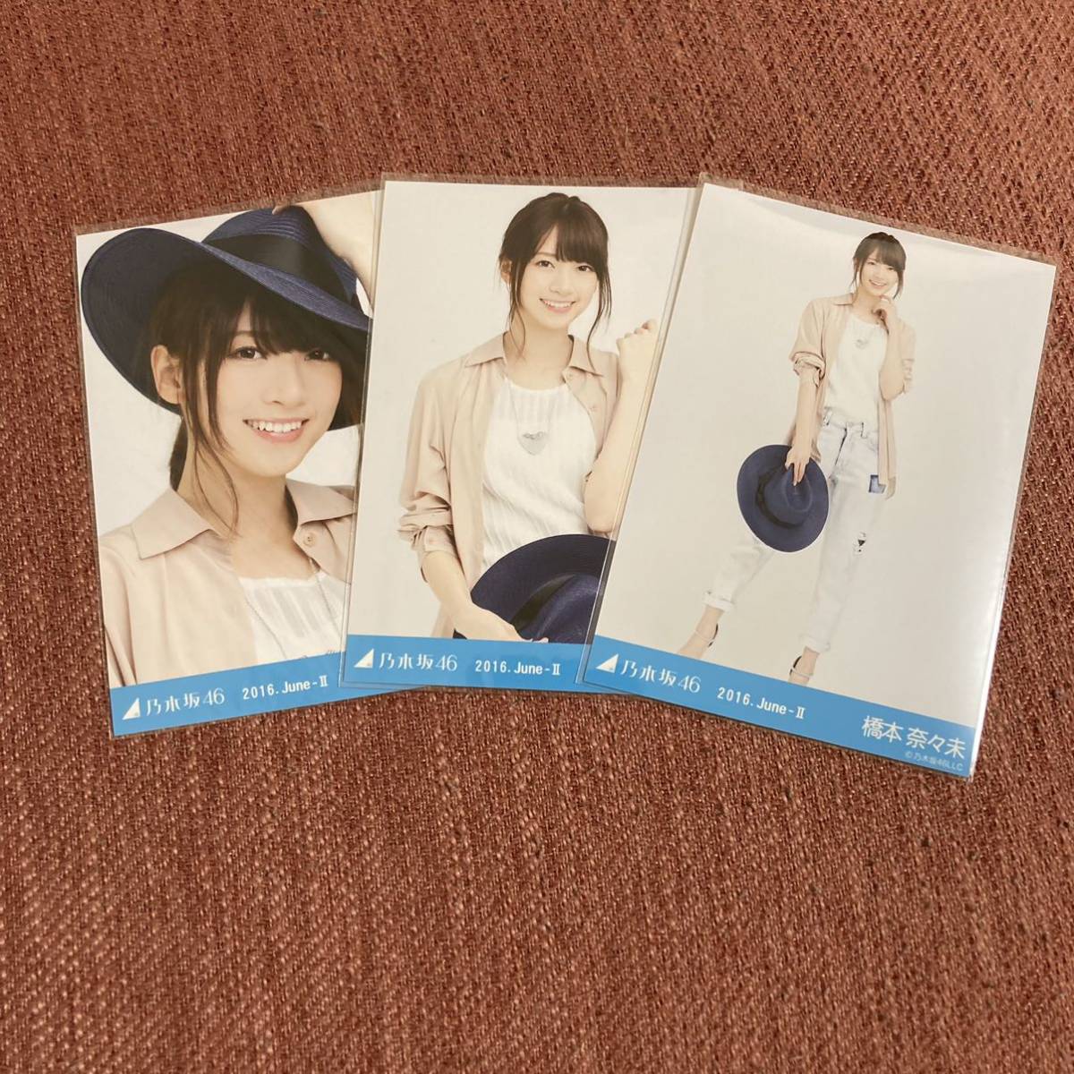 乃木坂46 橋本奈々未 生写真 2016 June-Ⅱ シャツ×デニム コンプ 生写真