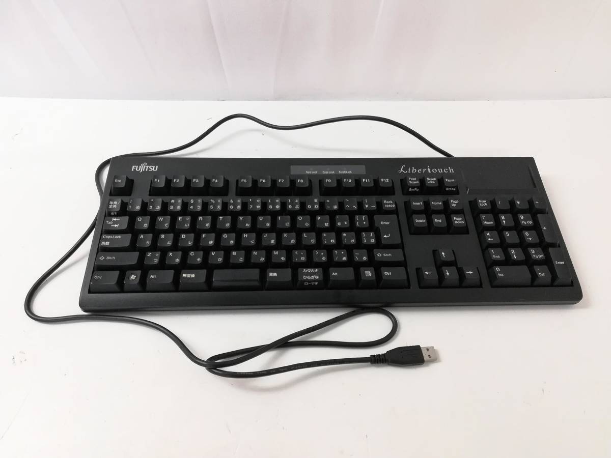 Libertouch 富士通コンポーネント USB キーボード : FKB8540-052⁄B 