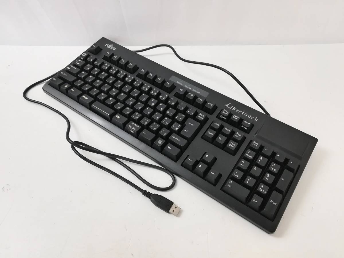 Libertouch 富士通コンポーネント USB キーボード : FKB8540-052⁄B 
