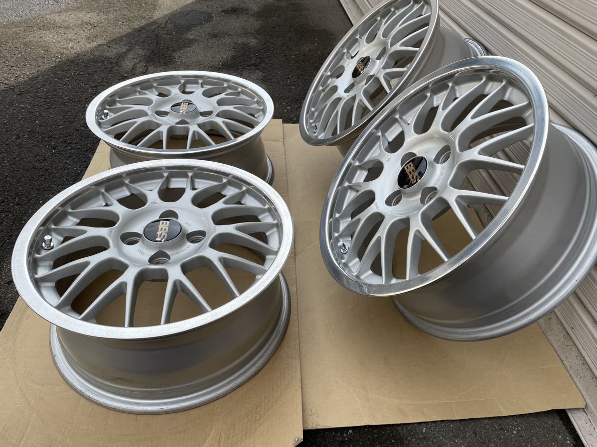 BBS ホイールRG307 15インチ6.5j OFF38 4H-100 絶版品 アルミ鍛造 4本 