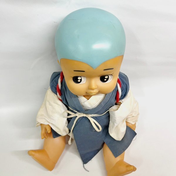 貴重☆特大 一休さん ソフビ人形 貯金箱 44．0cm 当時物 JAPAN