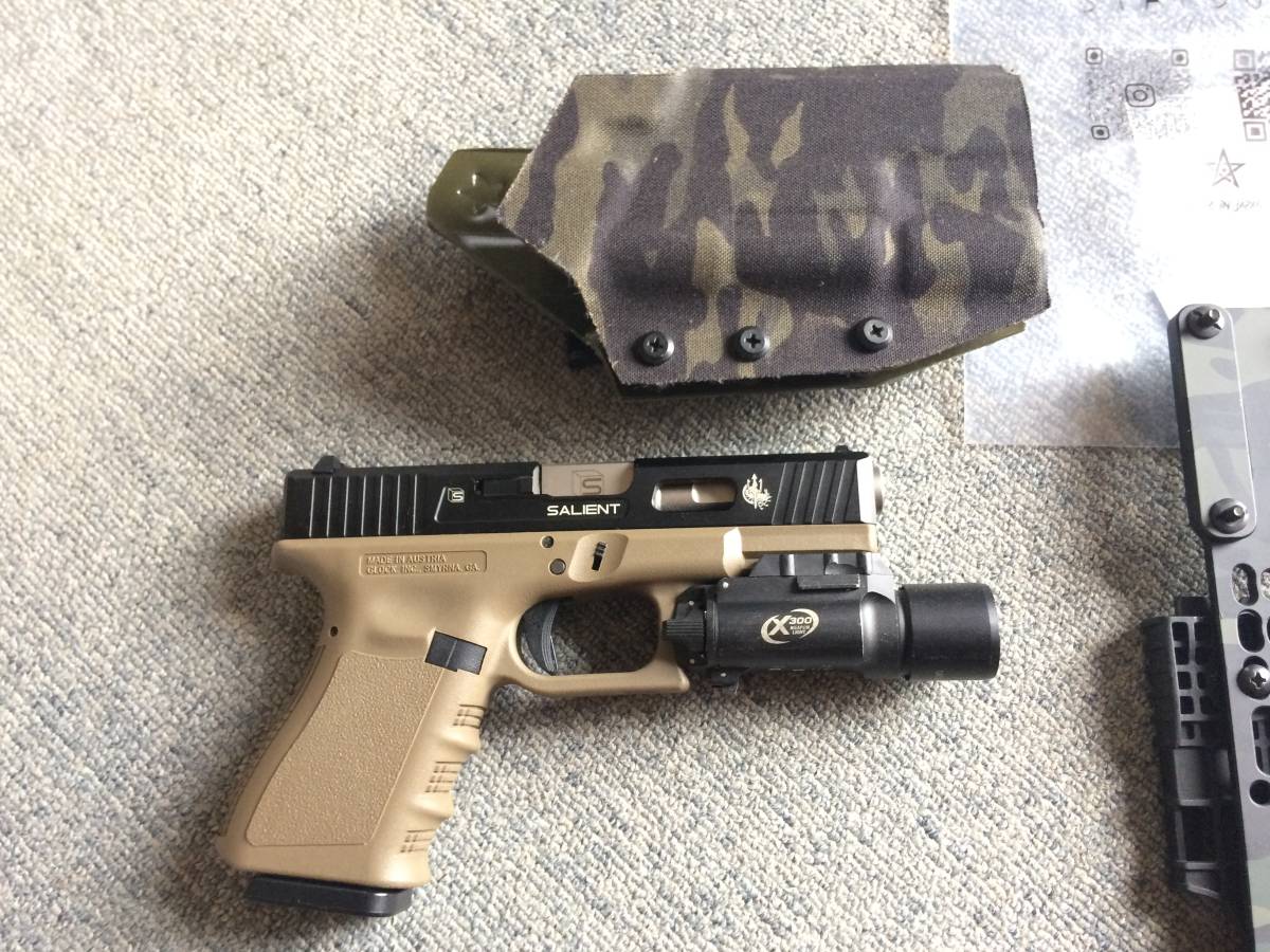 Stardust製 Stellar Glock 19-34 OWB Kydex Holster おまけ多数
