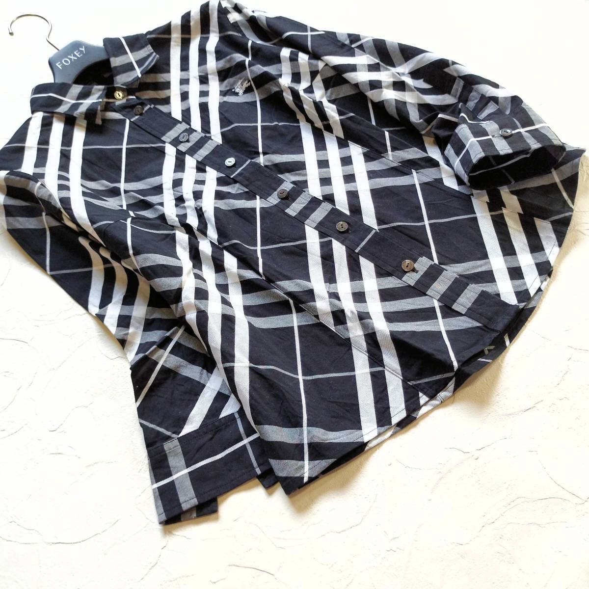 美品♪BURBERRY LONDON. バーバリー ロンドン＊コットン100％ バイアス