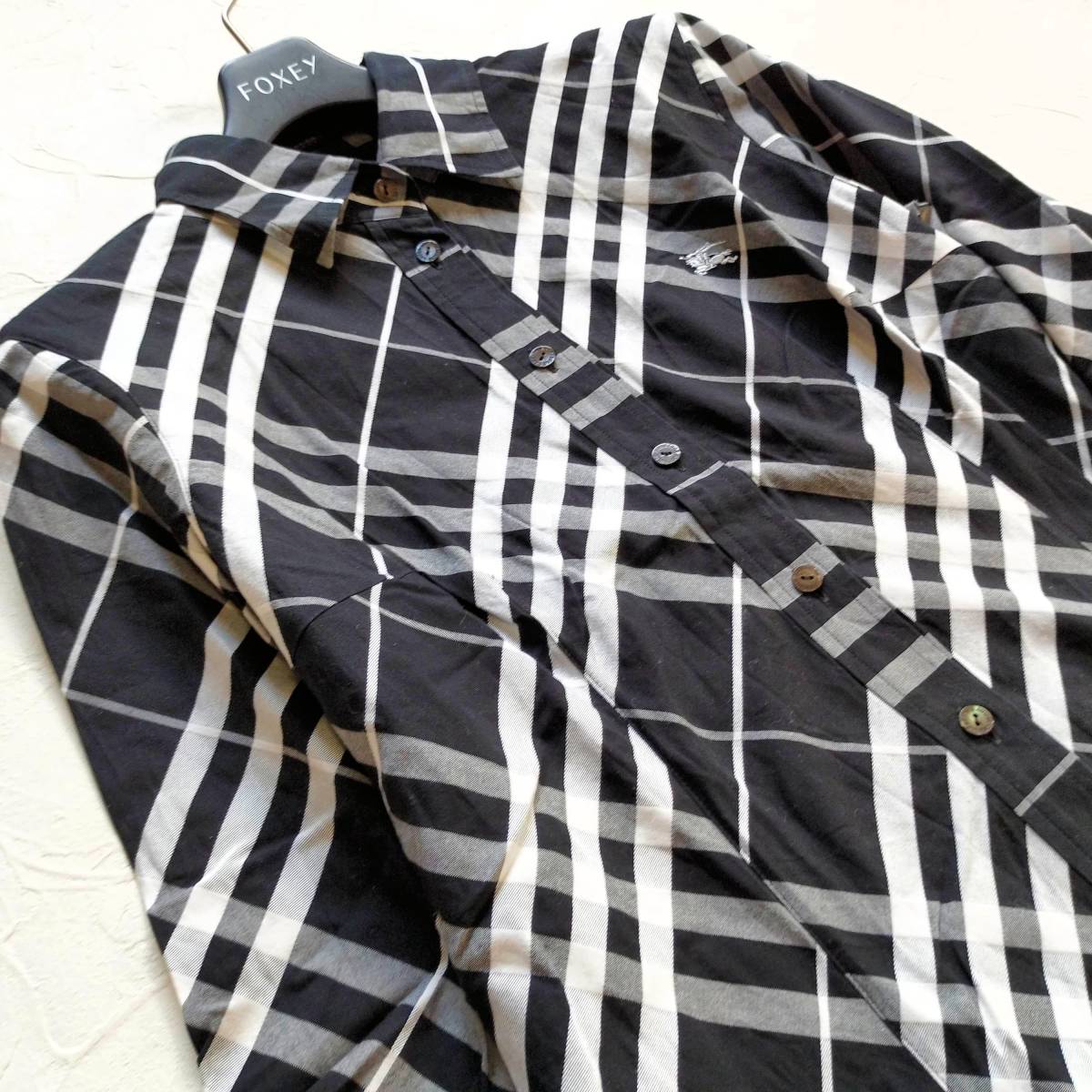 美品♪BURBERRY LONDON. バーバリー ロンドン＊コットン100％ バイアス