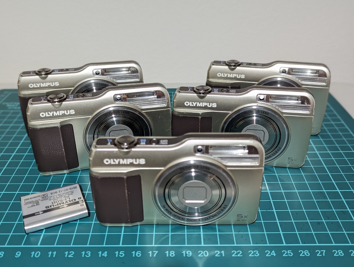 OLYMPUS STYLUS VG-190 コンデジ デジカメ オリンパス 青 人気
