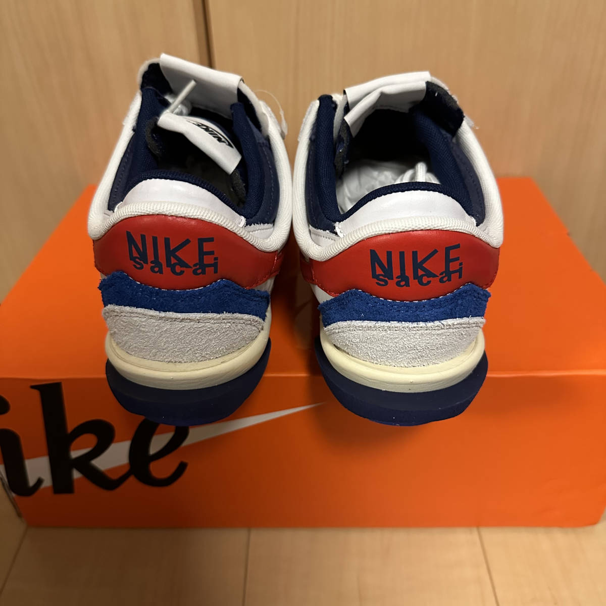 1円スタート 新品未使用 Nike Sacai zoom cortez OG white US9.5 27.5 