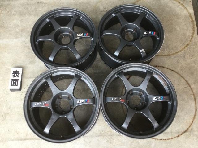 【KBT】SSR TYPE-C RS タイプC 2本18×8.5J＋33 2本18×9.5J＋29 1本リム曲がりブレ有り ホイール アルミホイール　18インチ　 J