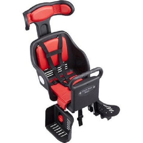 未使用 自転車 チャイルドシート ベーシック BK/RD ブラックレッド 後 
