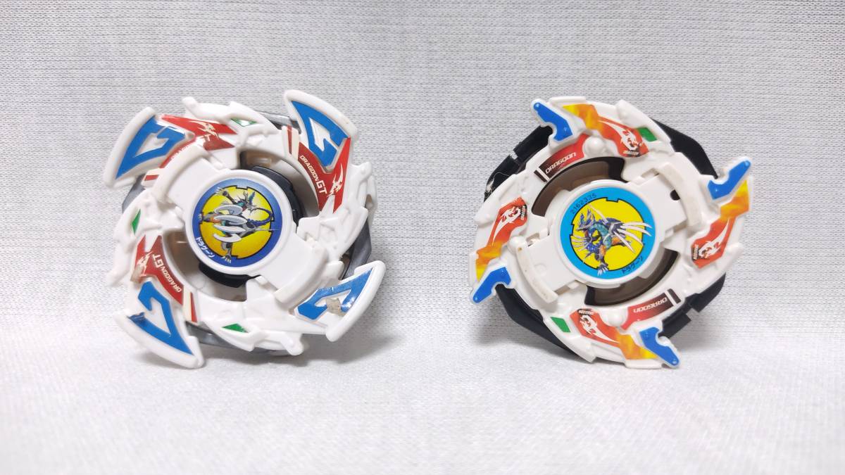 大人気，大得価 タカラ 爆転シュートベイブレード　ドラグーンGT、V2、F、G　4種セット