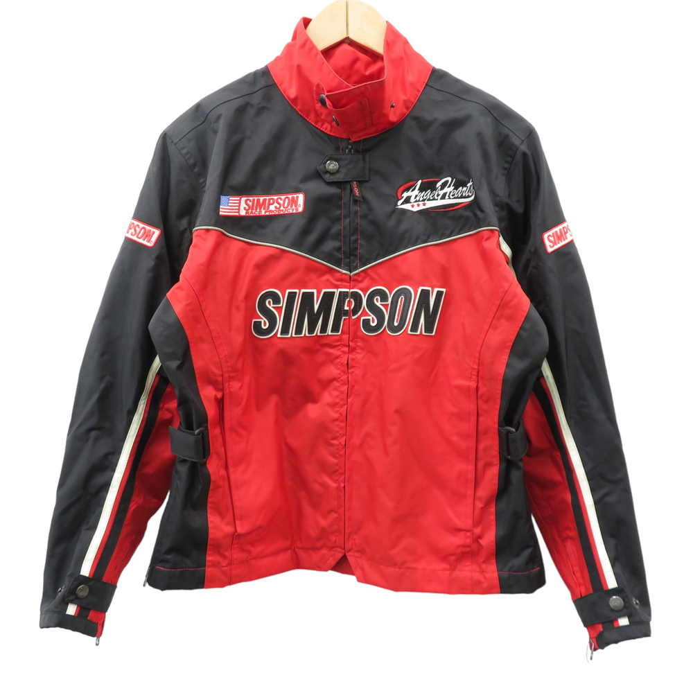 SIMPSON シンプソン Angel Hearts ナイロンジャケット レッド系 WL