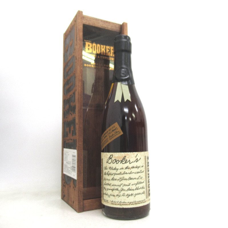 ブッカーズ 750ml 0 2021-01E 1 6年11ヶ月 バーボンウイスキー 62度 : 木箱