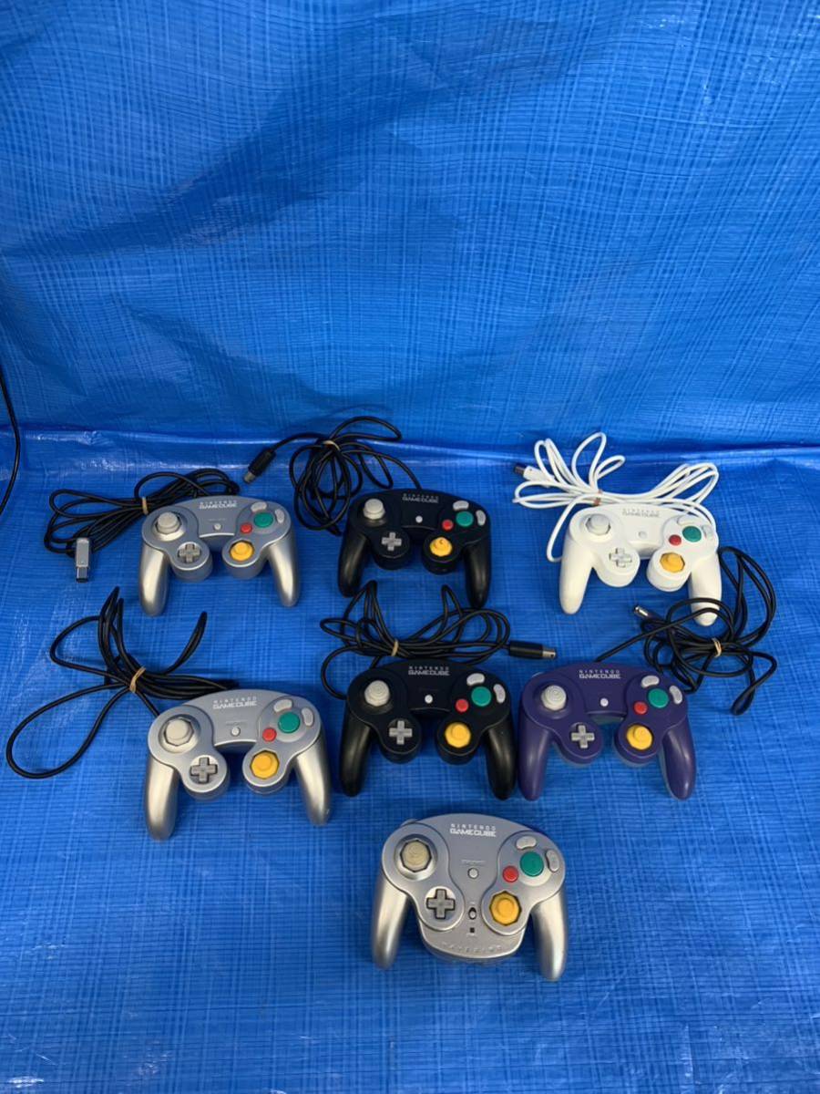 NO.09254.80..Nintendo 任天堂 ゲームキューブコントローラー DOP-003X6個 / DOL-004 1個 / まとめで 動作未確認 現状ジャンク品 