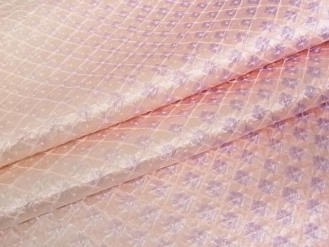 平和屋-こころ店■大変加工の良い総絞り小紋　霞文　暈し染め　着丈158.5cm　裄丈63cm　正絹　逸品　A-br5382