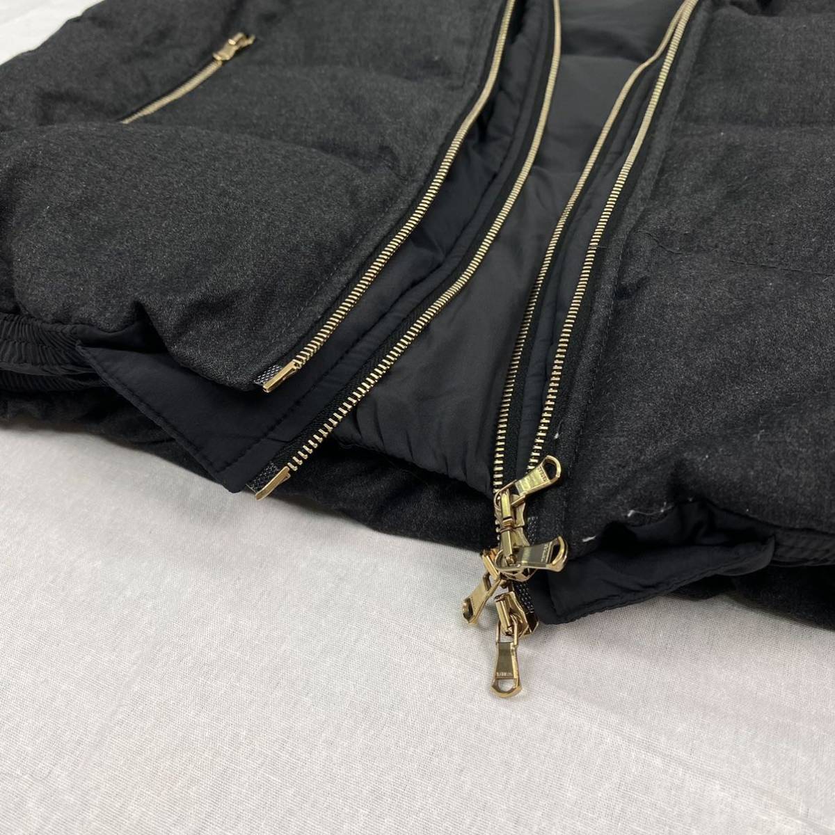 高級 タトラス TATRAS ファグリア FAGLIA ダウンベスト ウール ジップ