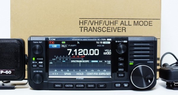 アイコム IC-705 HF/50/144/430MHz オールモード D-STAR対応 IC-705 HF⁄50