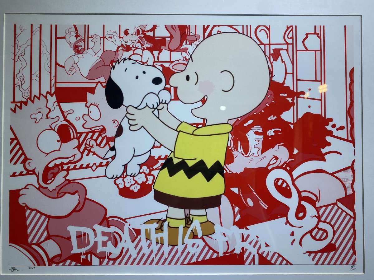 DEATH NYC YA97 新品額付き 額込 世界限定100枚DEATH NYC アートポスター