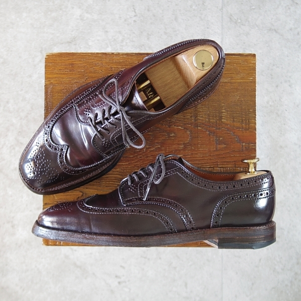 オールデン 7D【貴重☆コードバン仕様/(米)BROGUE別注/D7501】プラザ