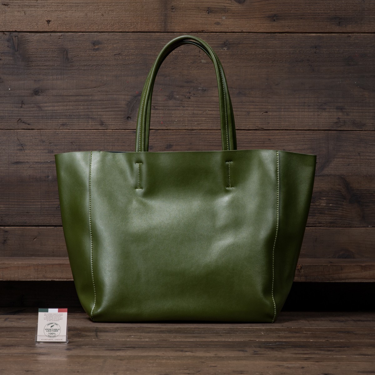 【送料無料】 本革 イタリアン メンズ カジュアル トートバッグ バック 鞄 カバン 牛革 新品 未使用 送料無料 1円 A4 緑 グリーン 田中革具