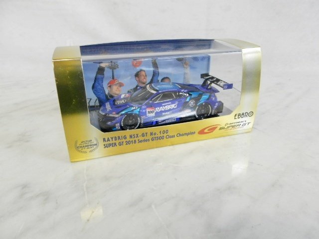 K○【中古】EBBR エブロ 1/43 SUPER GT GT500 2018 Champion Car