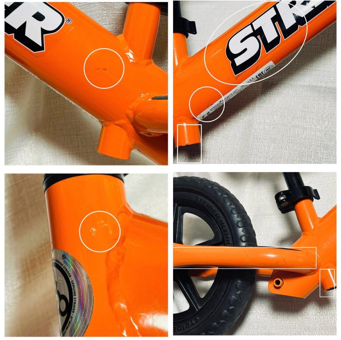 良品】STRIDER 12 SPORT オレンジ 純正プロテクター付 61u+rmjTz7L