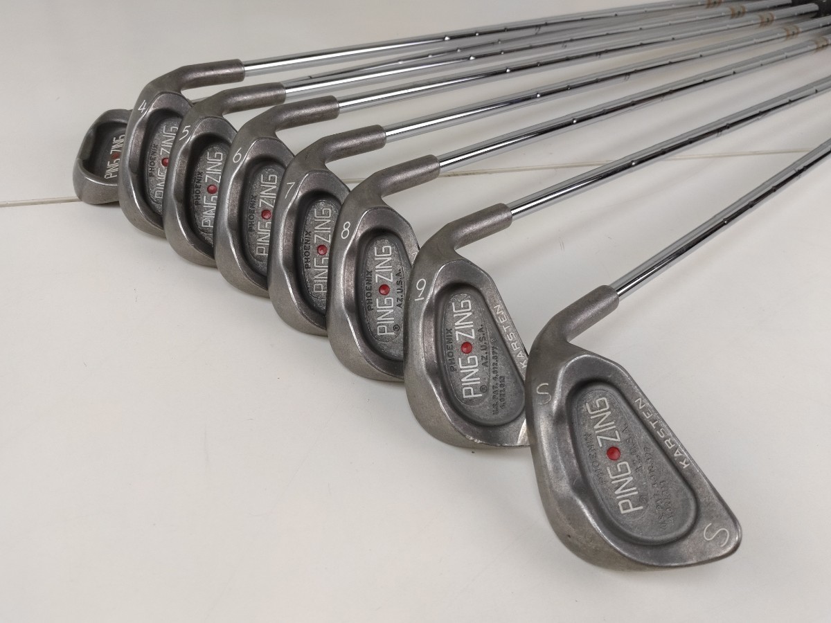 ゴルフ クラブ PING ZING PHOENIX KARSTEN BOX9990 USA 8本セット 