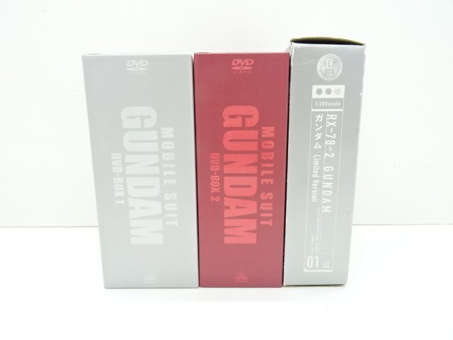 05MY○中古 機動戦士ガンダム DVD BOX Ⅰ&Ⅱ セット 初回特典